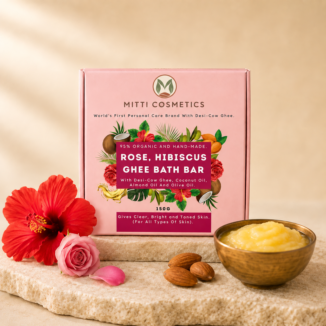 Rose Hibiscus Bath Bar